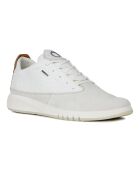 Sneakers en Cuir & Velours de Cuir Aerantis blanches