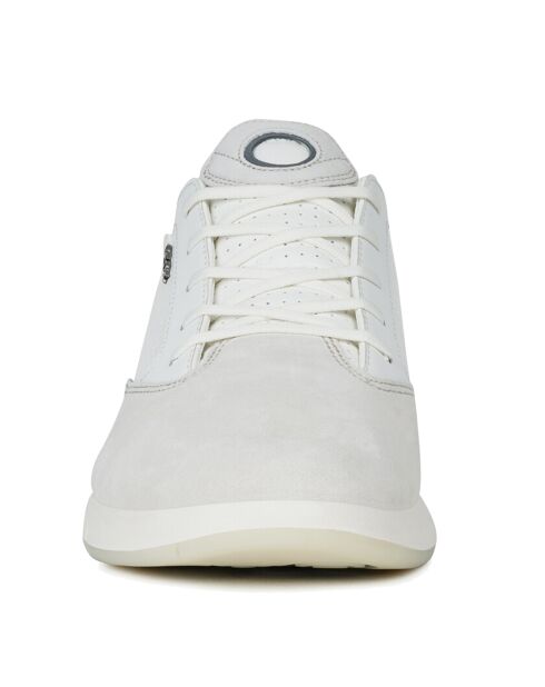 Sneakers en Cuir & Velours de Cuir Aerantis blanches