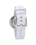 My Piper White leren dameshorloge