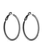 Boucles d'oreilles Oriana noires