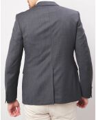 Veste de costume 100% Laine Marino Vume Dormeuil gris/bleu