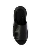Mules en Cuir Acid noires