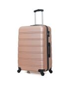 Renoso Mittelgroßer Reisekoffer aus Roségold, 65 cm