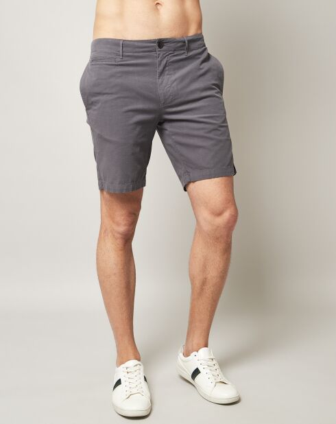 Donkergrijze korte broek Bucson