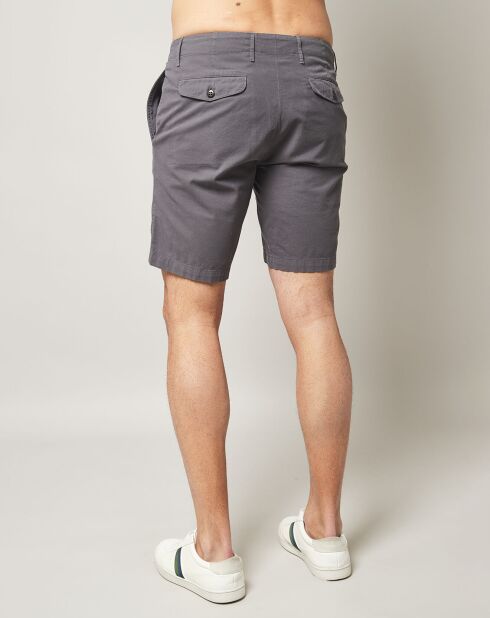 Donkergrijze korte broek Bucson