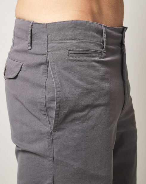 Donkergrijze korte broek Bucson