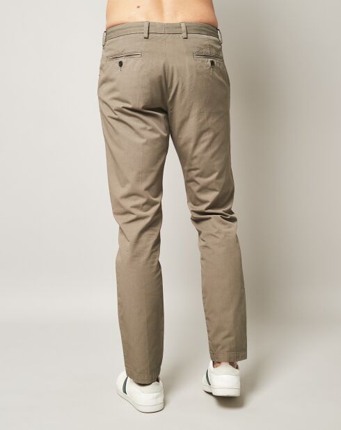 Pantalon chino Teddy kaki