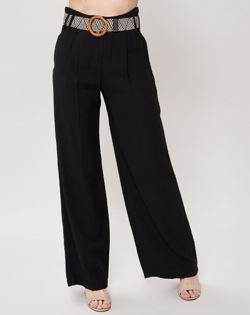 Pantalon Rome ample noir