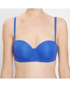 Haut de maillot de bain bandeau Line bleu