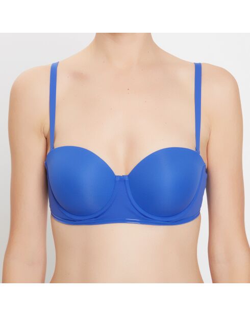Haut de maillot de bain bandeau Line bleu
