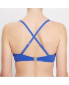 Haut de maillot de bain bandeau Line bleu