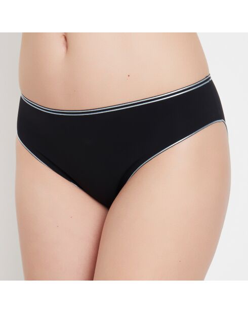 Bas de maillot de bain Line noir/argenté
