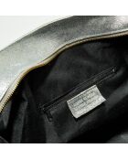 Sac cabas Joy en Cuir argenté - 64x35x30.5 cm