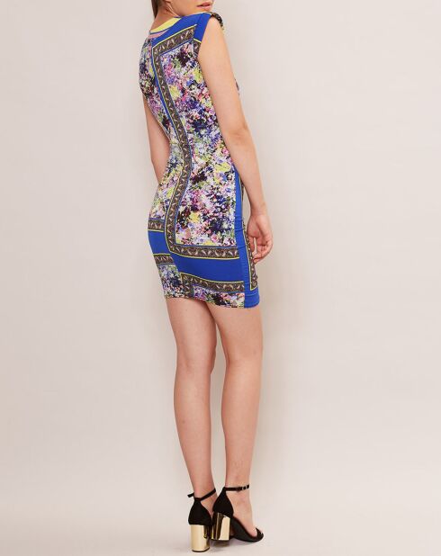 Robe Platine imprimée multicolore