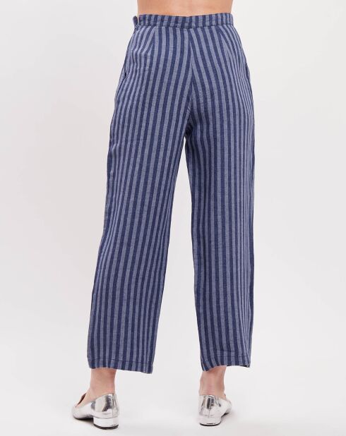 Pantalon 100% Lin Cybelle indigo