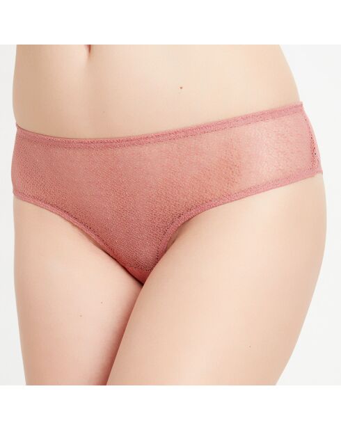 Blush calado de color rosa empolvado