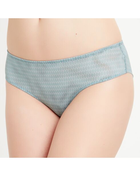 Short Pebble con stampa grigio/grigio ecru