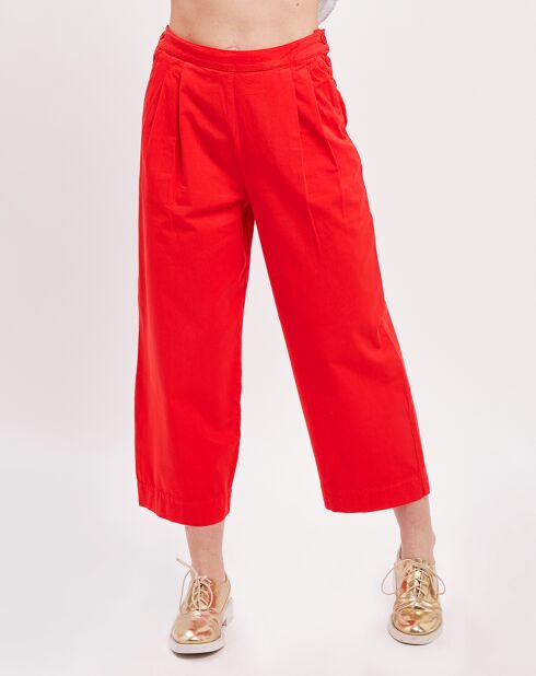 Pantalon Cyrinne coquelicot