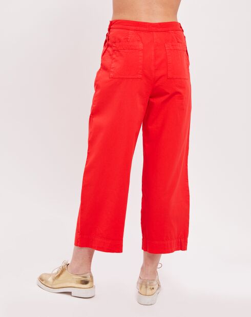 Pantalon Cyrinne coquelicot