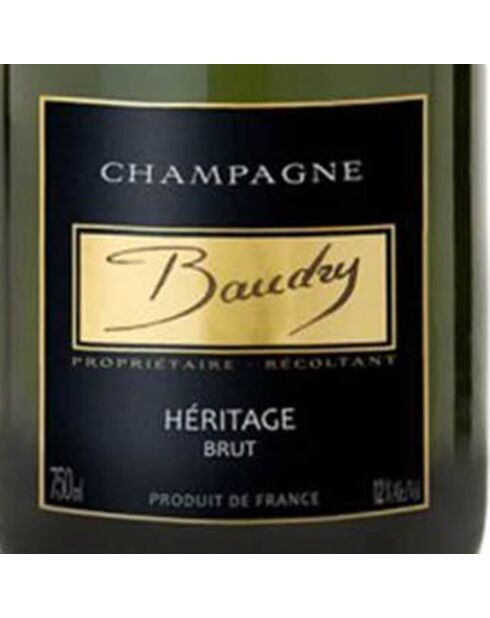 1 Champagne Baudry Blanc de Noirs Héritage Brut 75cl