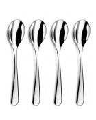 4 Cuillères à café Curv en acier