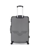 Queens Long Stay Koffer 4 enkele wielen 75 cm donkergrijs