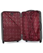Queens Long Stay Koffer 4 enkele wielen 75 cm donkergrijs