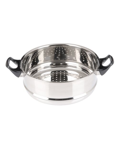 Inductiestoom van roestvrij staal met 3 niveaus - d.24 cm