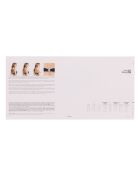 Haut de maillot de bain bandeau Line noir/argenté