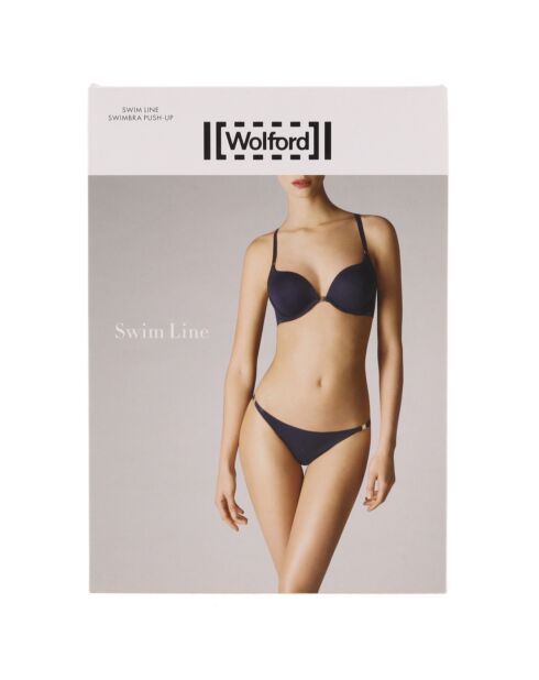 Haut de maillot de bain push-up Line rouge