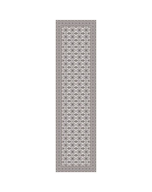 Tapis vinyle Camile taupe - 80x300 cm