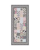 Tapis vinyle Nicolle multicolore - 66x150 cm