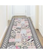 Tapis vinyle Nicolle multicolore - 66x250 cm