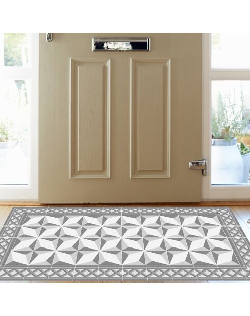 Tappeto in vinile grigio Margot - 50x100 cm