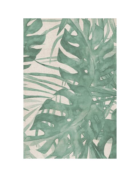 Tappeto vinilico verde Valentine - 133x200 cm