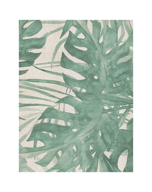 Tappeto vinilico verde Valentine - 100x133 cm