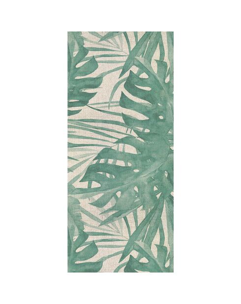 Tappeto vinilico verde Valentine - 66x150 cm