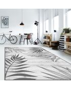Tapis vinyle Laurent gris - 133x200 cm