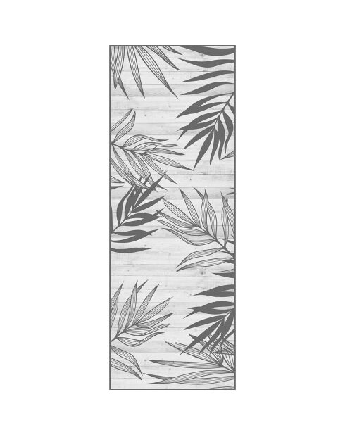 Tapis vinyle Laurent gris - 66x180 cm