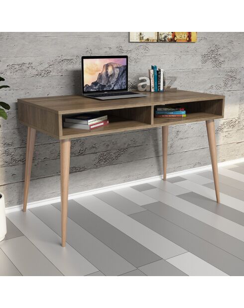 Bureau Novo noyer - 120x74.8x60 cm