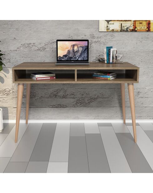 Bureau Novo noyer - 120x74.8x60 cm