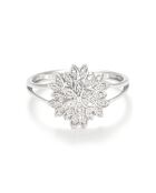 Bague Aigrette Diamant 0.072 ct or blanc