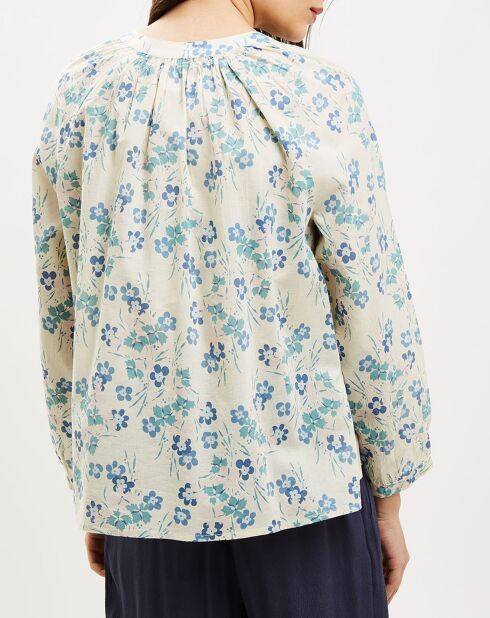 Blouse Leana imprimée jade