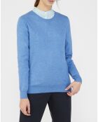 Pull Nino Col rond bleu