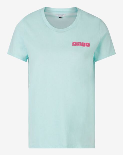 T-Shirt Ganolo en Coton Bio vert d'eau