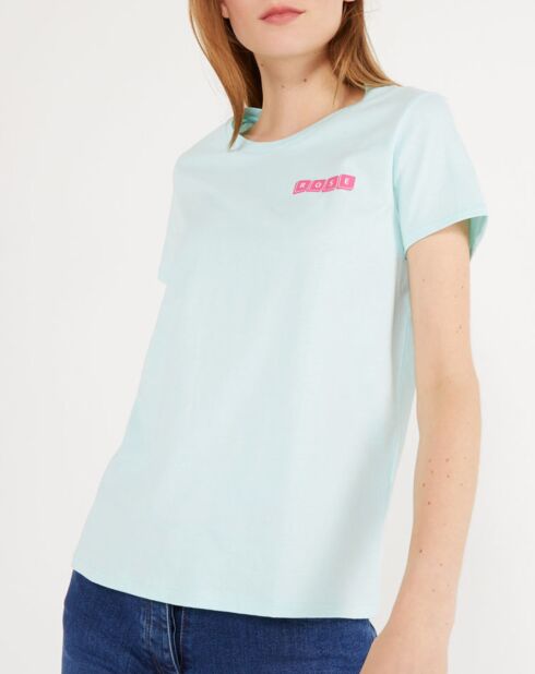 T-Shirt Ganolo en Coton Bio vert d'eau