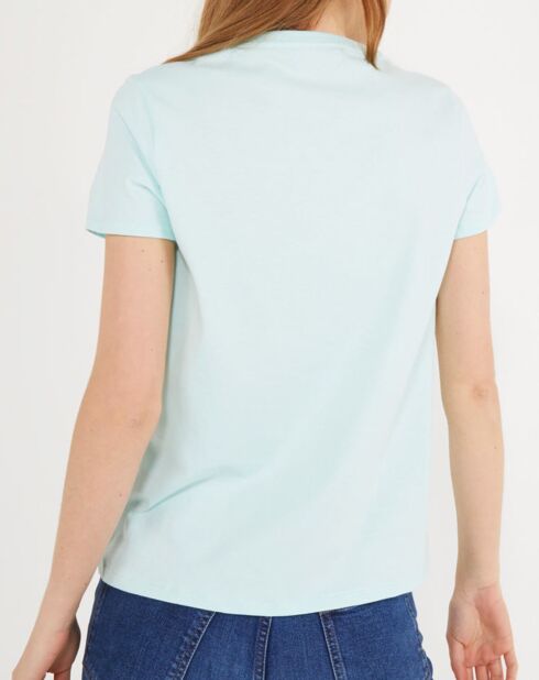 T-Shirt Ganolo en Coton Bio vert d'eau