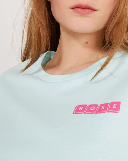 T-Shirt Ganolo en Coton Bio vert d'eau