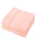 2 Serviettes de bain Stephanie roses - 50x100 cm