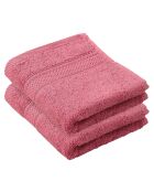 2 Serviettes invité Stephanie framboises - 30x50 cm